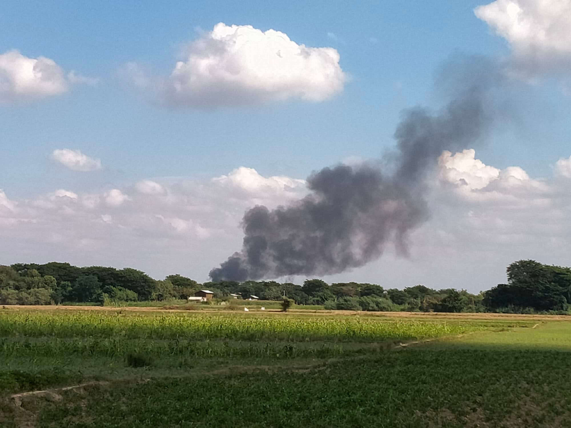 မကွေး ရေစကြို ရေလယ်ကျွန်းဒေသတွင်  စစ်ကောင်စီက ရွာများကို မွှေနှောက်နေ   